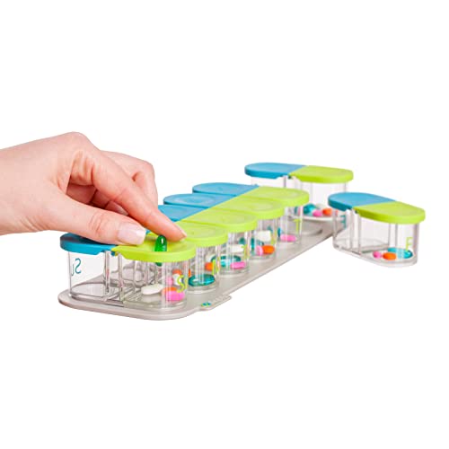 SMALLER SIZE: Sagely SMART Active Weekly Pill Organizer