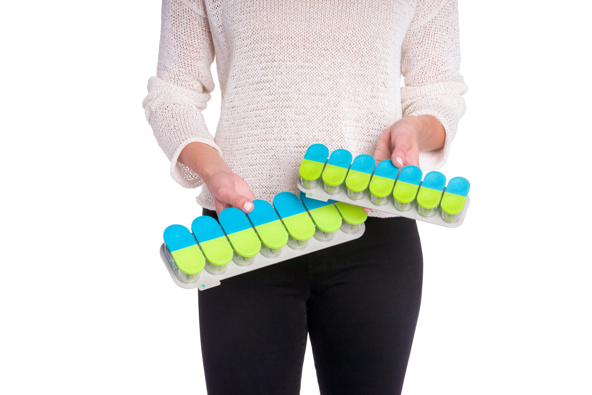 SMALLER SIZE: Sagely SMART Active Weekly Pill Organizer