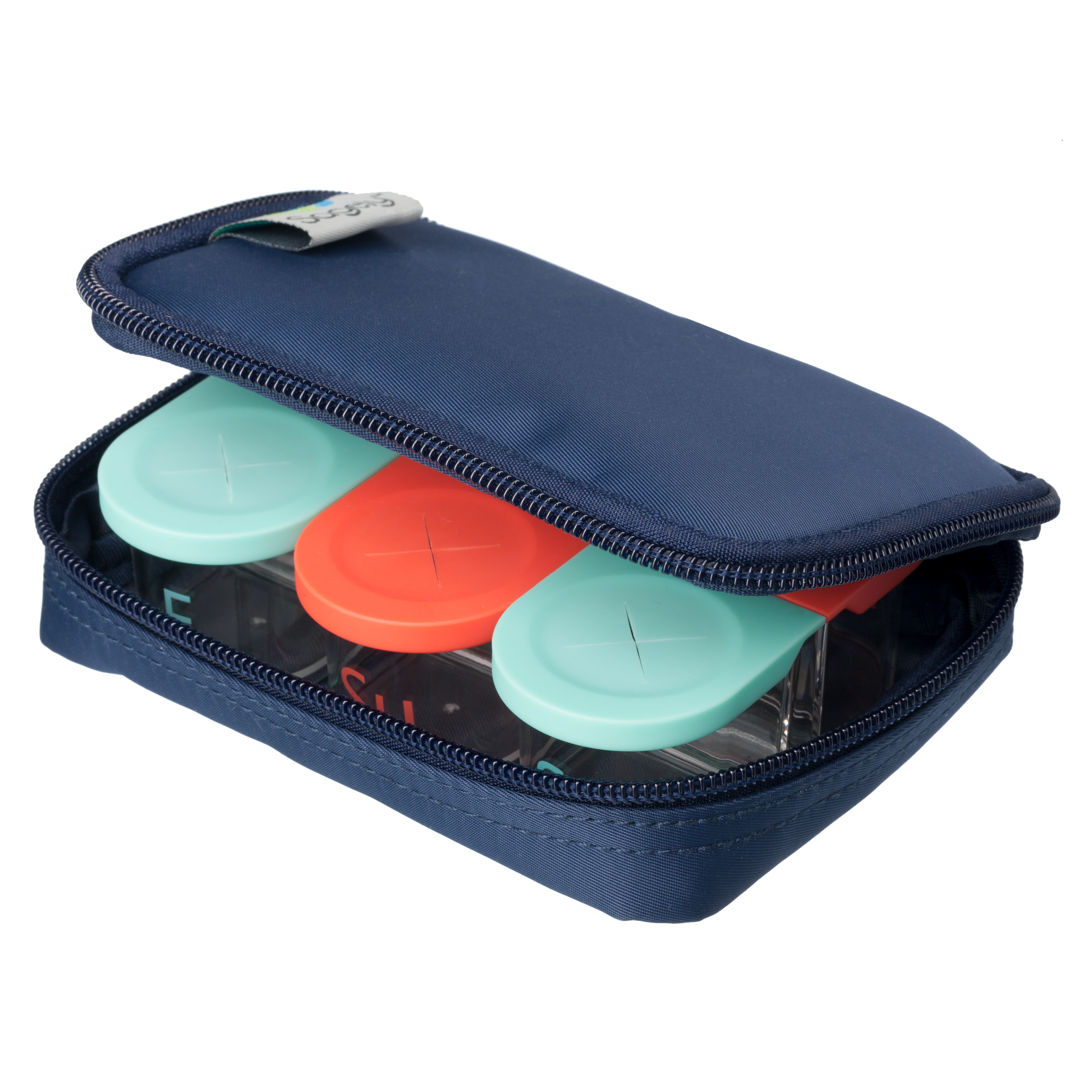 Weekend Travel Pouch for XL Weekly Pill Organizer (Navy)