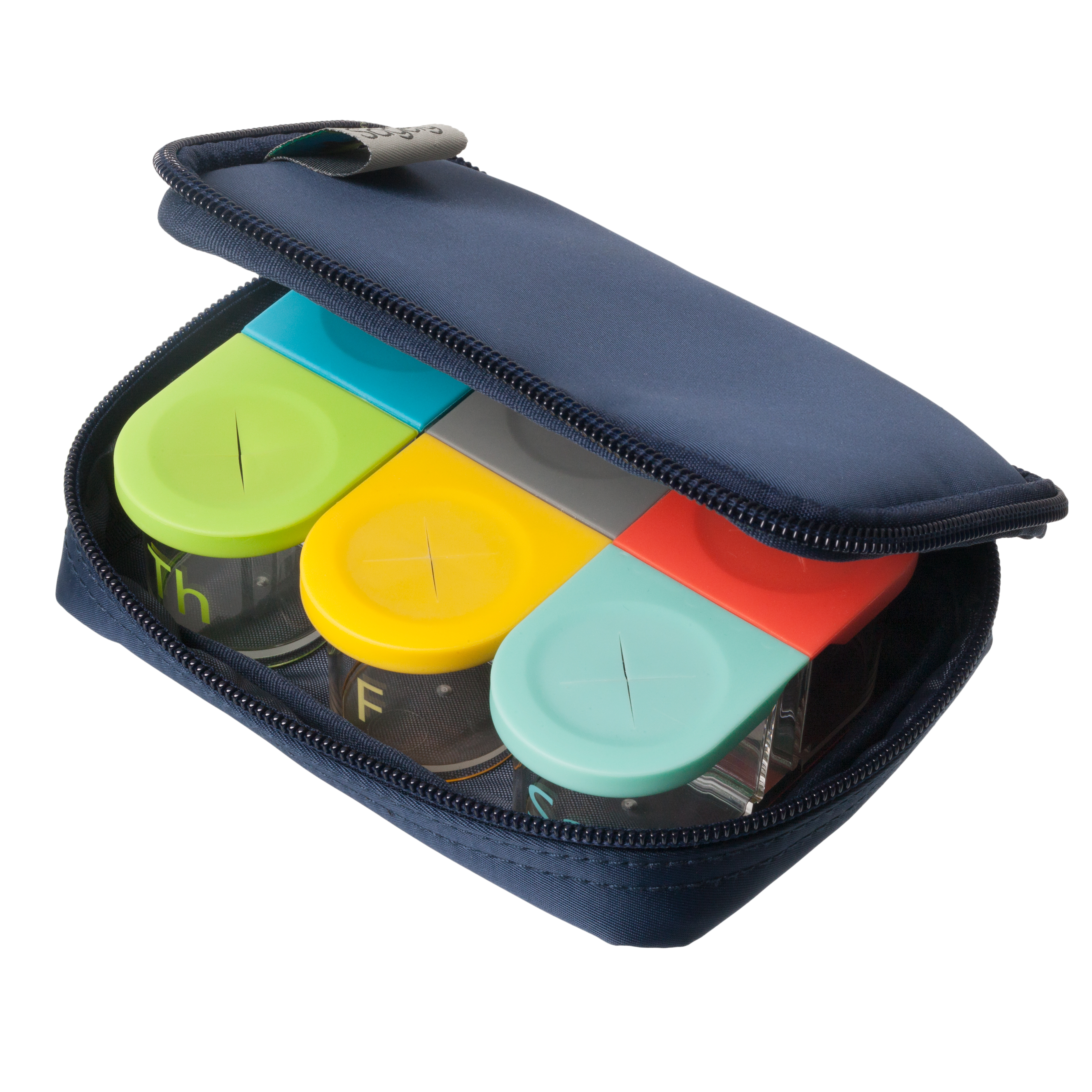 Weekly Travel Medication Organizer - Navy - The Child Therapy List